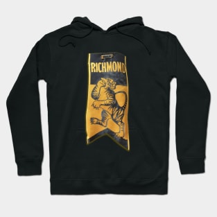 Richmond Tigers - Retro - SUPPORTERS RIBBON Hoodie